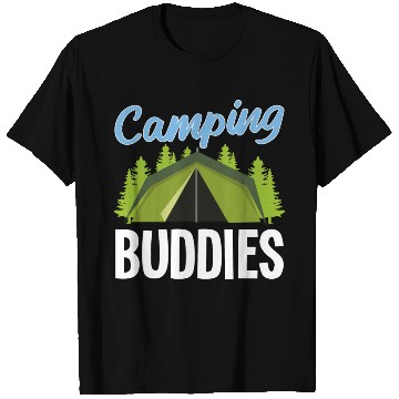 Discover Cool Camping Buddies Camper Tenting Friends Tent T Shirts