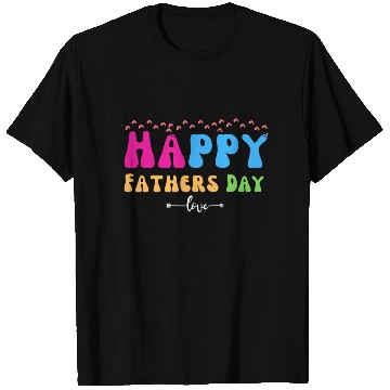 Discover Happy Fathers Day i love you dad Heart Daddy funny T Shirts