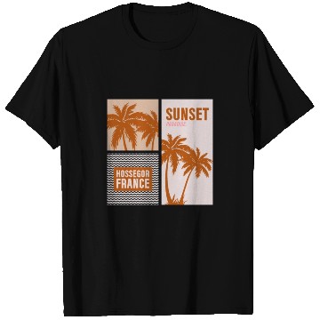 Discover Sunset Paradise Hossegor France T Shirts