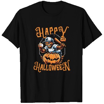 Discover Baseball Halloween Trick Or Treat Baseball Player T Shirts