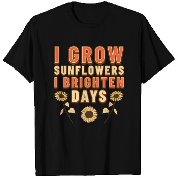 Discover Sunflowers and Farming T Shirts