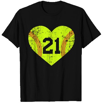 Discover Vintage Fastpitch Softball 21 Jersey T Shirts