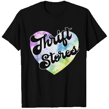 Discover Thrift Stores pastel clouds heart T Shirts