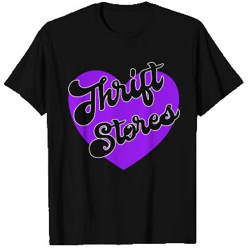 Discover Thrift Stores purple heart T Shirts