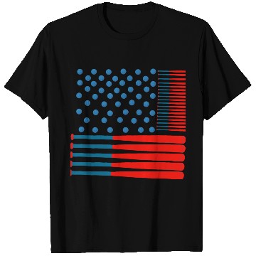 Discover Baseball Stars & Stripes: A Patriotic Swing T Shirts