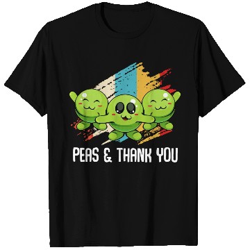 Discover Peas Peas Thank You Cute Vegan Pun T Shirts