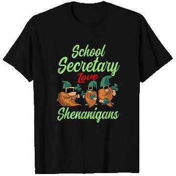 Discover School Secretary St. Patrick's Day T Shirts