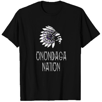 Discover Onondaga Nation Indigenous Native American Headdre T Shirts