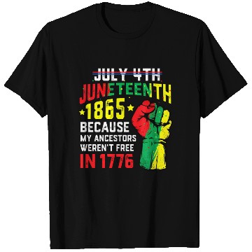 Discover July 4Th Juneteenth 1865 African Melanin Black Pro T Shirts