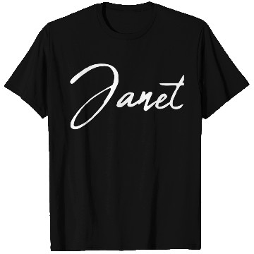 Discover Beautiful Feminine Janet Handwritten T Shirts