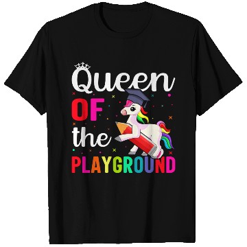Discover Queen Of The Playground Back To School T Shirts
