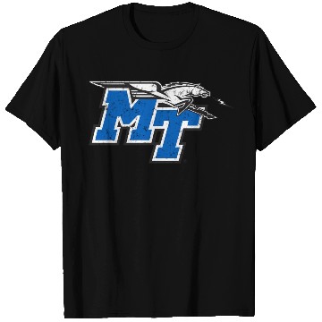 Discover Middle Tennessee State e Raiders Distressed T Shirts
