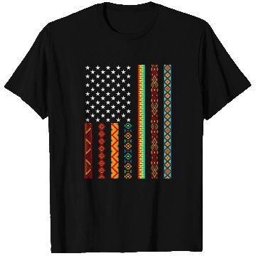 Discover African Kente Cloths American Flag T Shirts