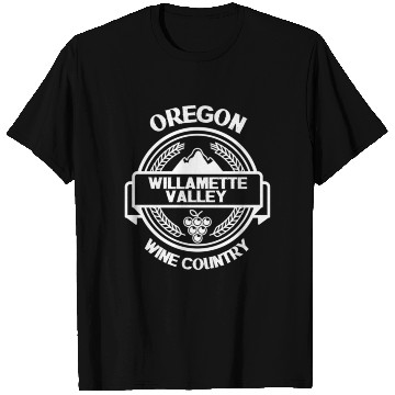 Discover Oregon Wine Cory Willamette Valley Travel T Shirts