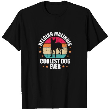Discover Belgian Malinois Coolest Dog Ever Retro Vintage T Shirts