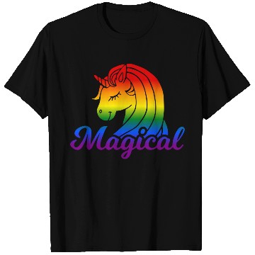 Discover Magical Rainbow Unicorn | TTRPG Pride T Shirts