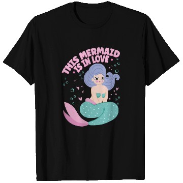 Discover This Mermaid Is In love Folklore Fantasy Fish T Shirts
