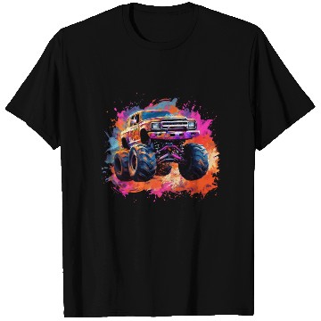 Discover Monster Truck Big Retro Race Dad Trucker Lover T Shirts