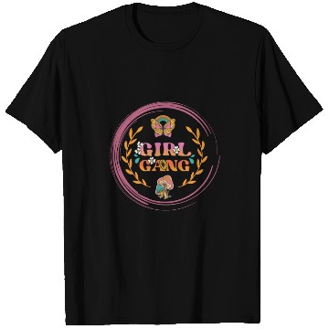 Discover girl gang Lady's Night Flower Design T Shirts