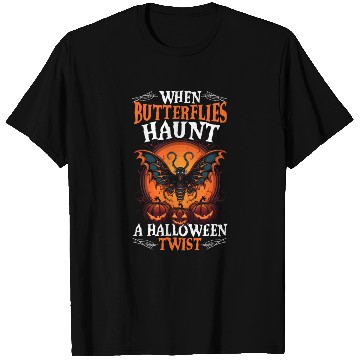 Discover Butterfly Halloween Trick Or Treat Insect Lover T Shirts