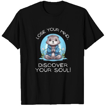 Discover Yoga Meditation Jump-start your zen Otter T Shirts