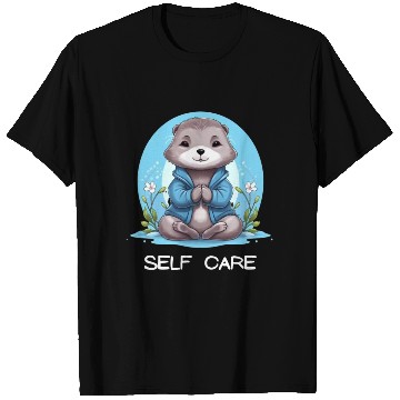 Discover Yoga Meditation Jump-start your zen Otter T Shirts