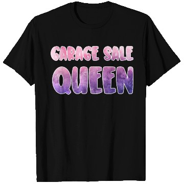 Discover Garage Sale Queen purple pink watercolor T Shirts