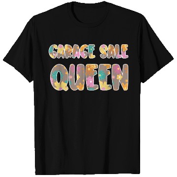 Discover Garage Sale Queen brown floral T Shirts