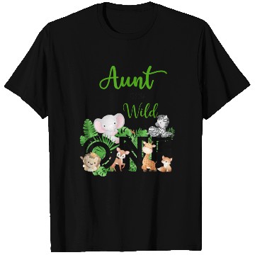 Discover Aunt of The Wild One Zoo 39 s Happy Birthday T Shirts