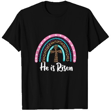 Discover Easter For Christian N Mom He Is Risen Leopard T Shirts