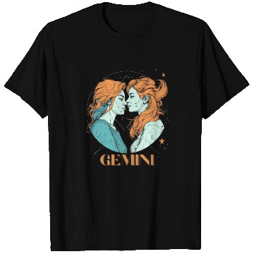 Discover Lesbian Gemini zodiac sign gay girls horoscope T Shirts