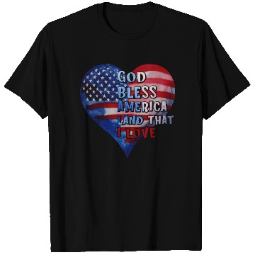 Discover God bless America Land that I love T Shirts