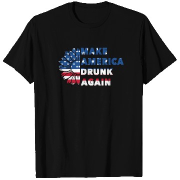 Discover Make America Drunk again T Shirts
