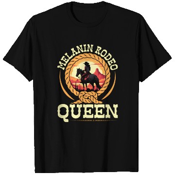 Discover Melanin Rodeo Queen Cory African-American T Shirts