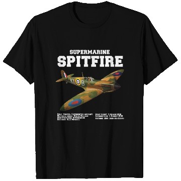 Discover Supermarine Spitfire | WW2 Plane T Shirts