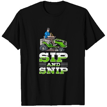 Discover Lawn Mowing Lawn Mower Gardener Gardening Beer T Shirts