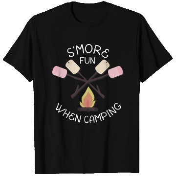Discover S more Fun When Camping Outdoors Lover T Shirts