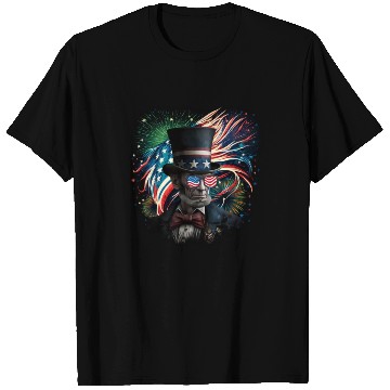 Discover Merica Lincoln Independence Day Party 4th July T Shirts