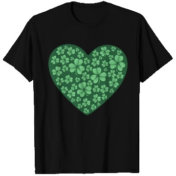 Discover St Patric Day Shamrock Clover Heart Irish T Shirts