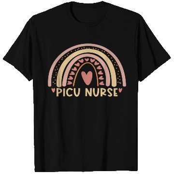 Discover Picu Nurse Boho Rainbow Nursing Student T Shirts
