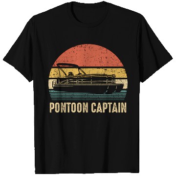 Discover Vintage Pontoon Captain T Shirts Pontoon Boat Captain