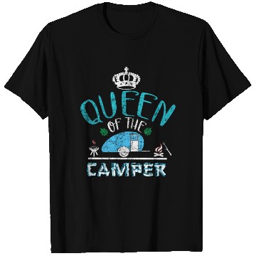 Discover Queen Of The Camper Camg T Shirts