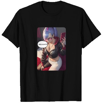 Discover Cyberpunk Waifu Influencer Design 4 T Shirts