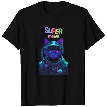 Discover super meow T Shirts, cute cat