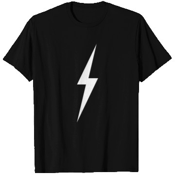 Discover le Lightning Bolt In White T Shirts