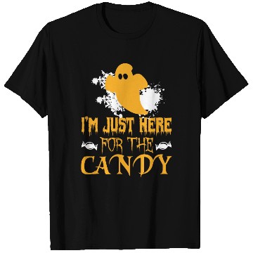 Discover I m Just Here For The Candy Spooky Ghost T Shirts