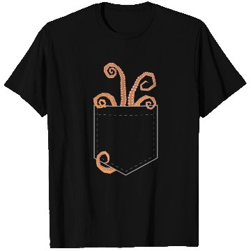 Discover Octopus In The Pocket Funny Ocean Animals Lover T Shirts