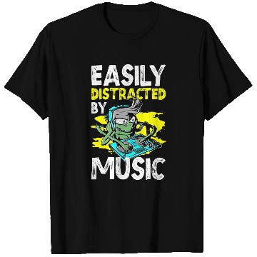 Discover Musician Techno Melody Vinyl T Shirts