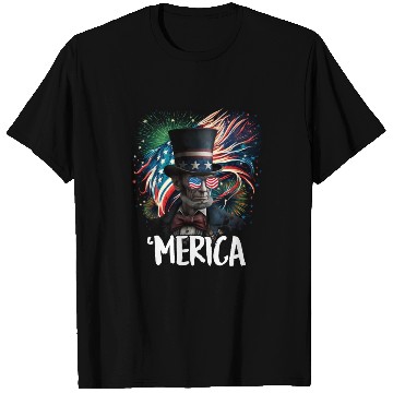 Discover Merica Lincoln Independence Day Party 4th July T Shirts