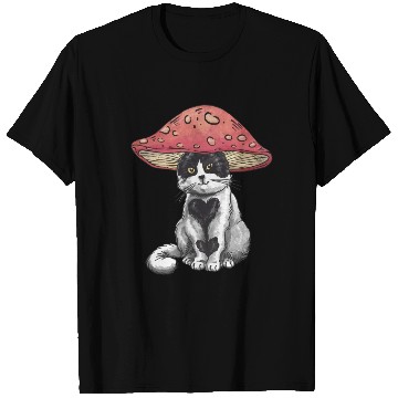 Discover Cute Cat Mushroom Decoration LGBTQIA+ Pride LGBT T Shirts